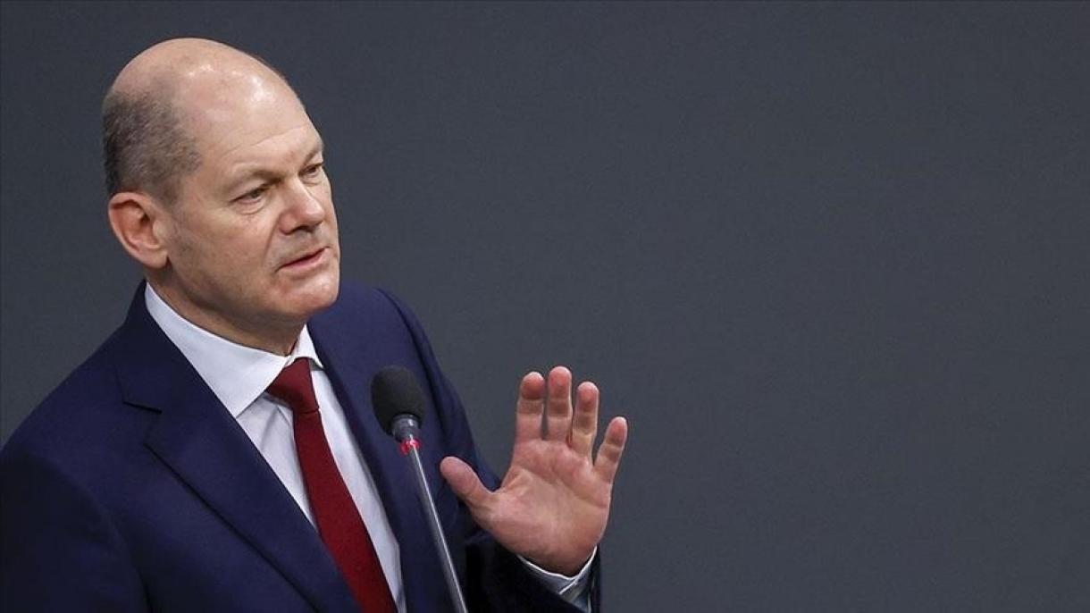 olaf sholz rusiyeni agahlandurdi