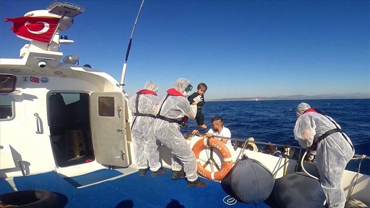 被驱赶至土耳其领海的126名寻求庇护者获救