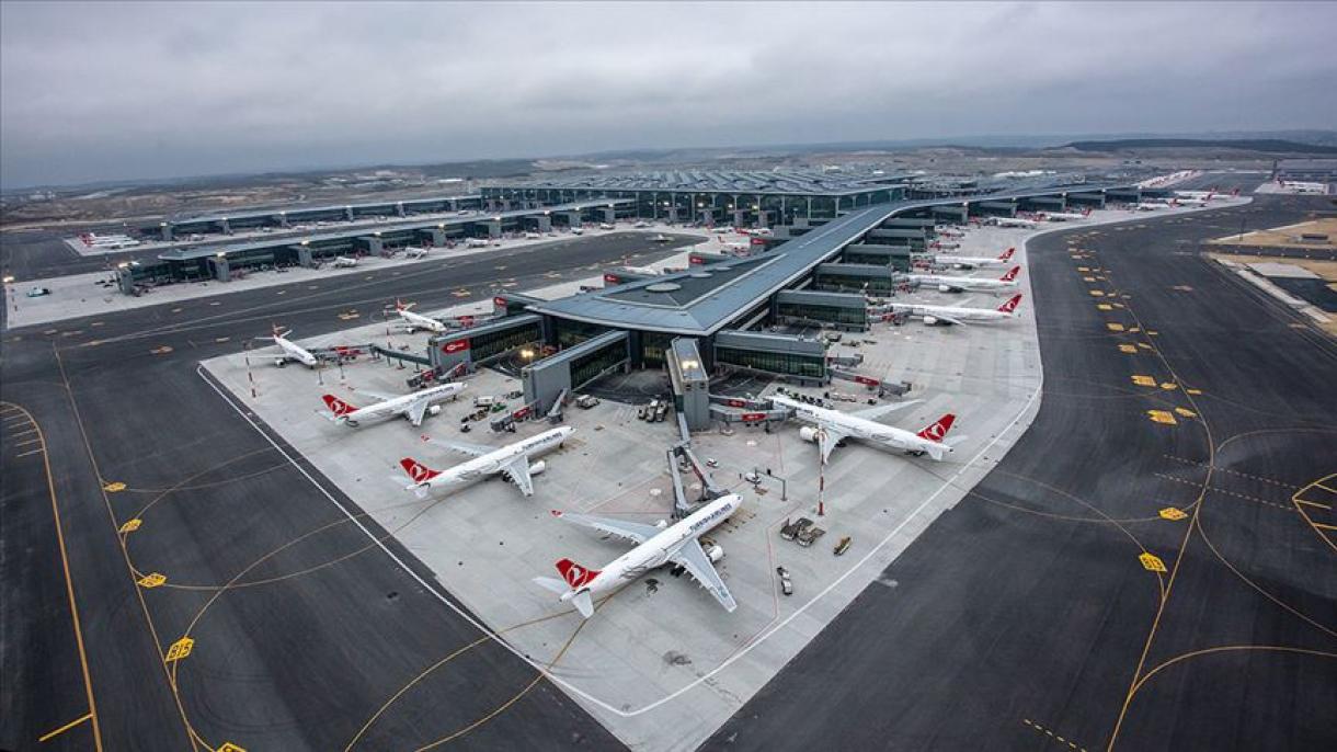 Naponta átlagosan 633 járattal az Isztambuli Repülőtér megtartotta a vezető helyét Európában