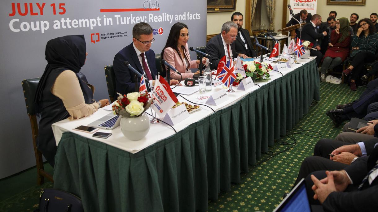 Проценка на турските колумнисти на панелот во англискиот парламент за обидот за воен удар