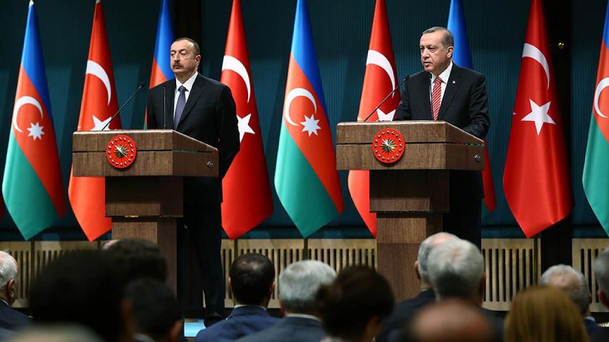 کنفرانس مطبوعاتی روسای جمهور ترکیه و آذربایجان