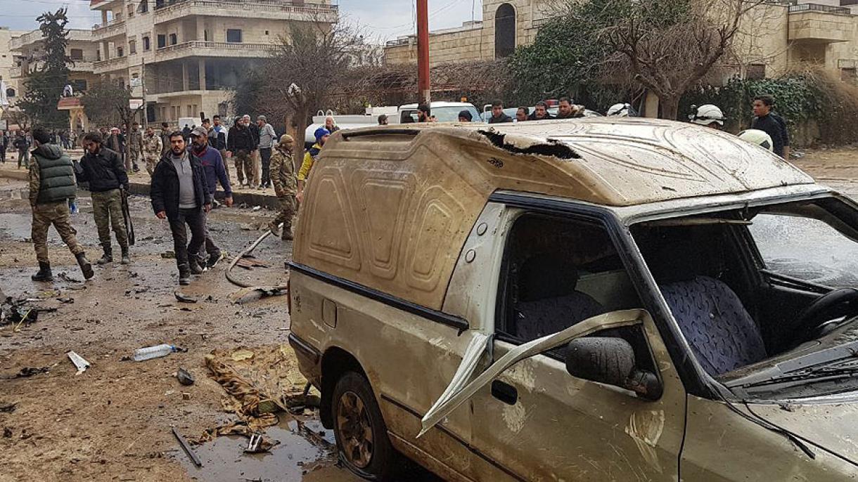 Un atac terorist a avut loc în centrul orașului Afrin