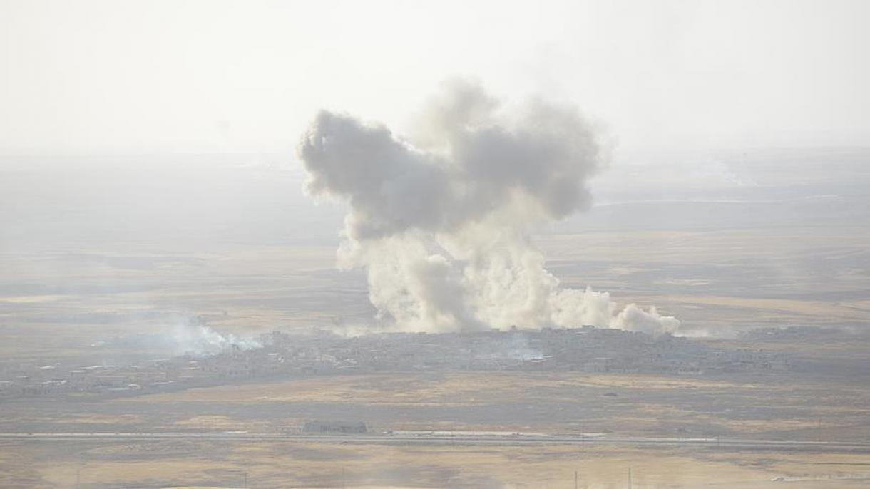 حملات هوایی نیروهای ائتلاف بین المللی و کشته شدن 19 تن از اعضای داعش
