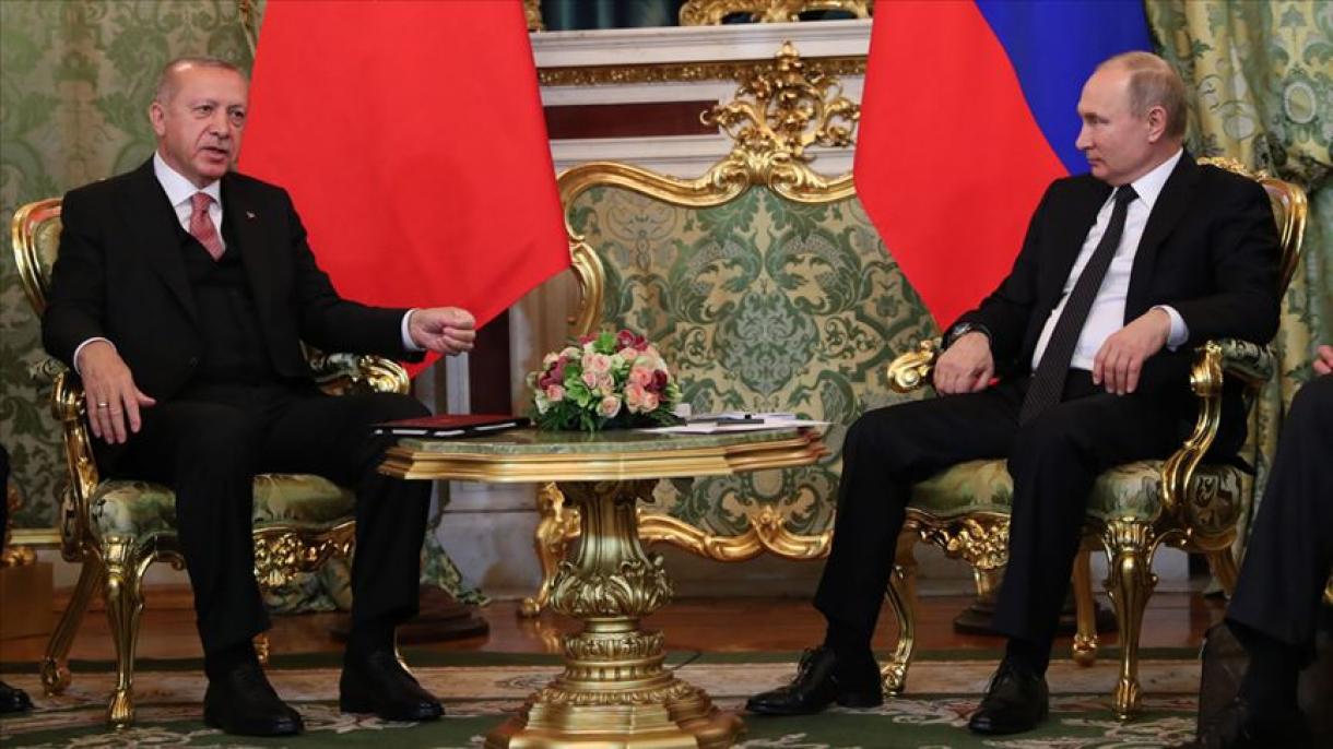 تاکید اردوغان و پوتین بر برقراری فوری آتشبس در ایدلیب