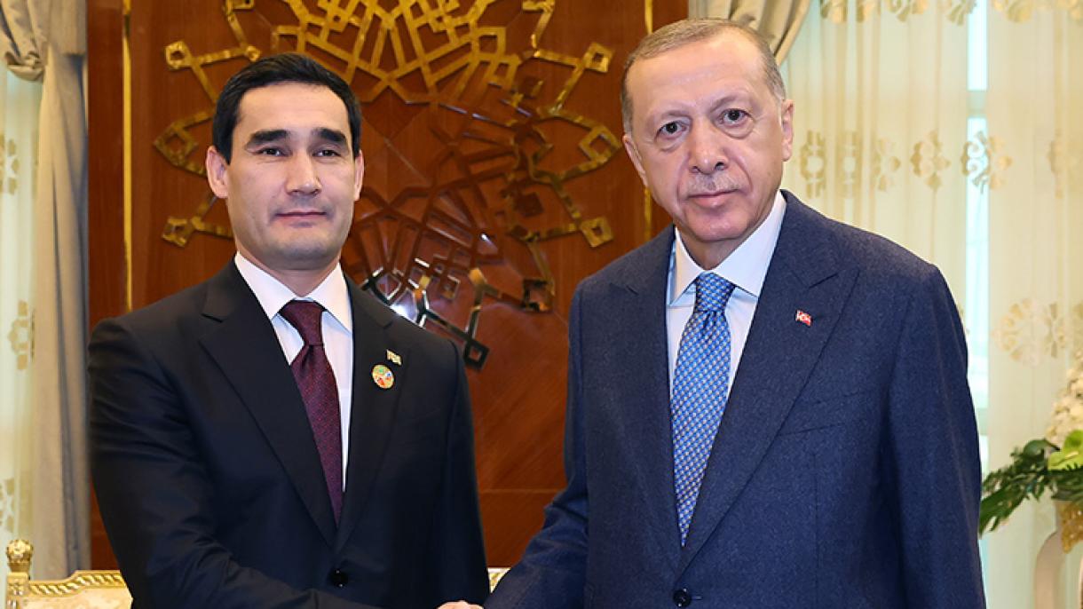 Prezident Erdo‘g‘an turkman lider bilan hayitlashdi