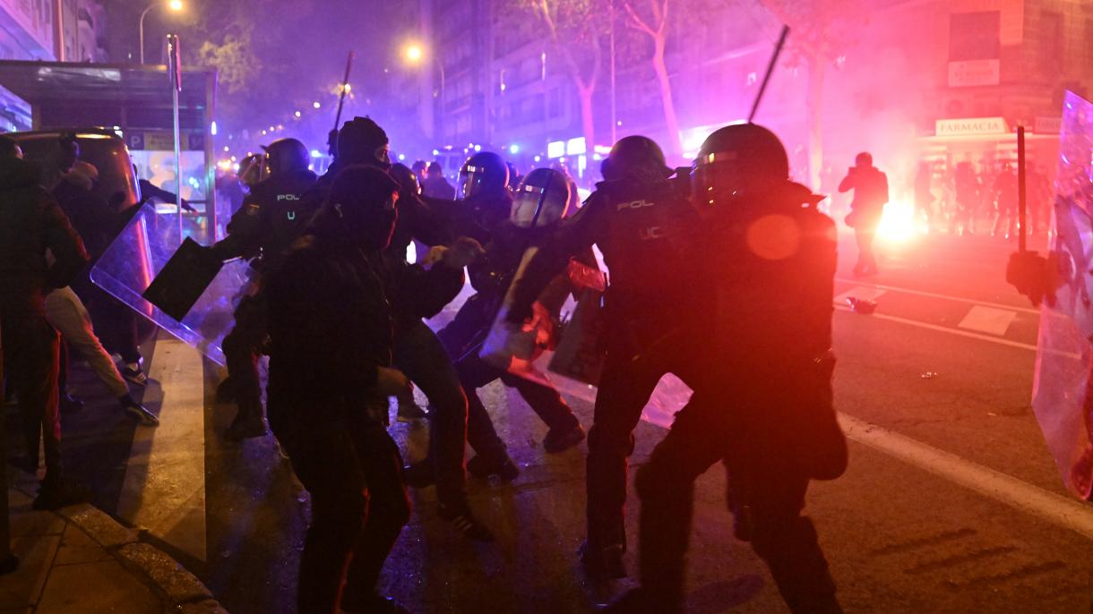 Nueva jornada de movilizaciones contra de la ley de amnistía terminó con incidentes en Madrid