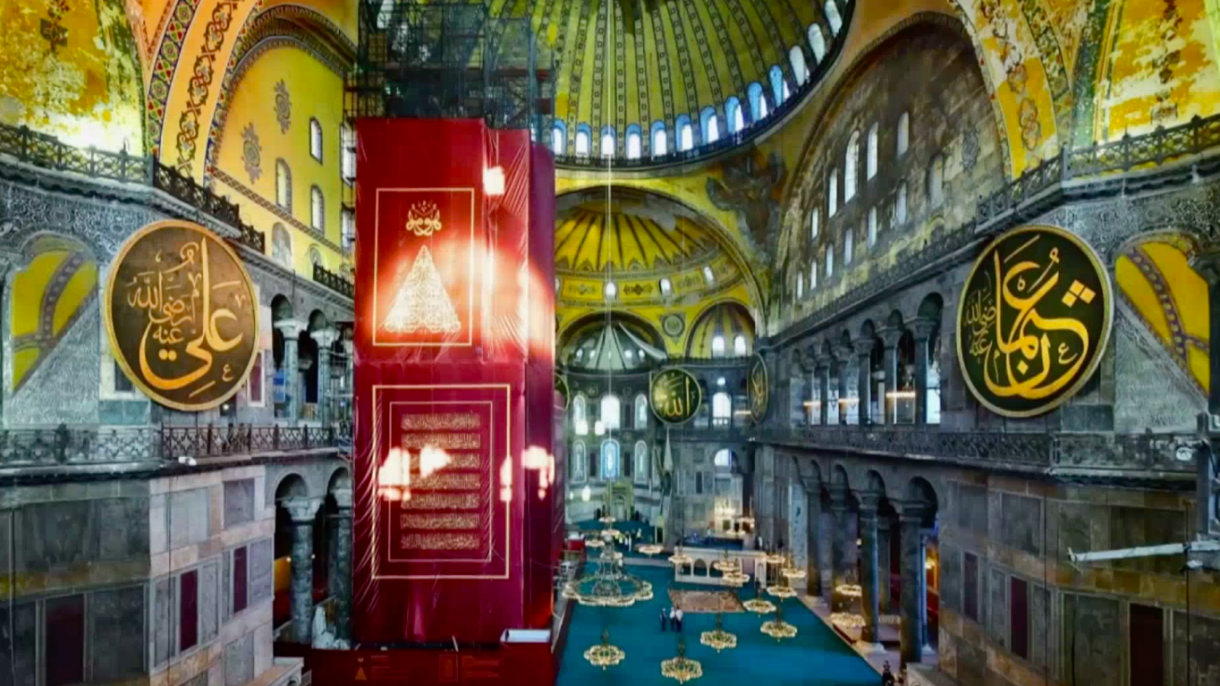 Ceremonia de deschidere a Marii Moschee Hagia Sofia este transmisă live pe platforme de socializare