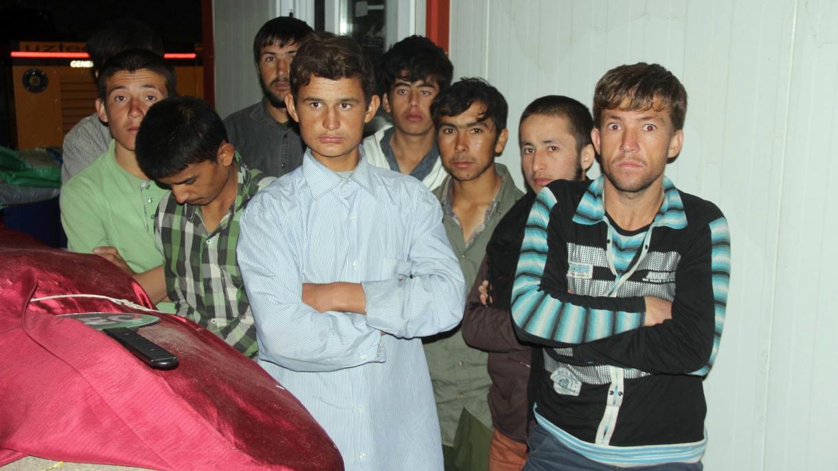 ترکیه ده ایران دن کیلگن قاچاق افغان مهاجر لر اوشلندی