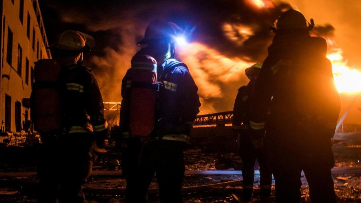中国一油田测试设施发生爆炸