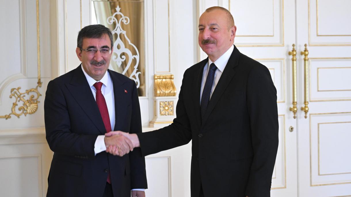 Алиев вице-президент Йылмазды кабыл алды