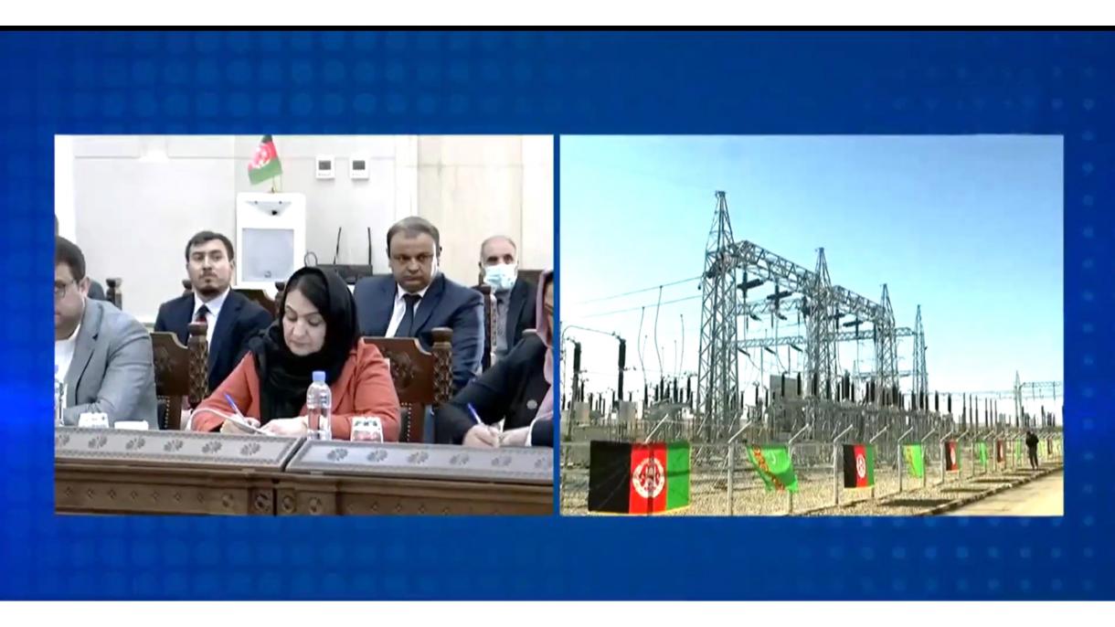 Kerki-Şibergan Ugry Boýunça Elektrik Geçiriji Ulgamy Dabaraly Ýagdaýda Işe Girizildi