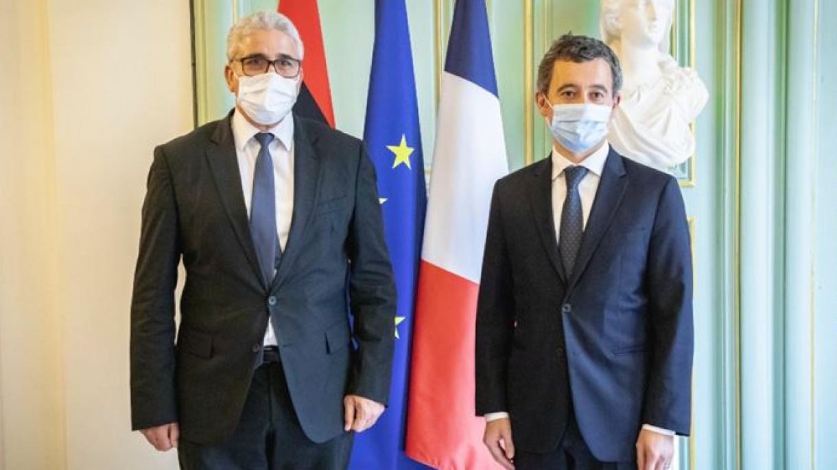 دیدار وزیر کشور لیبی با برخی از مقامات فرانسوی در پاریس