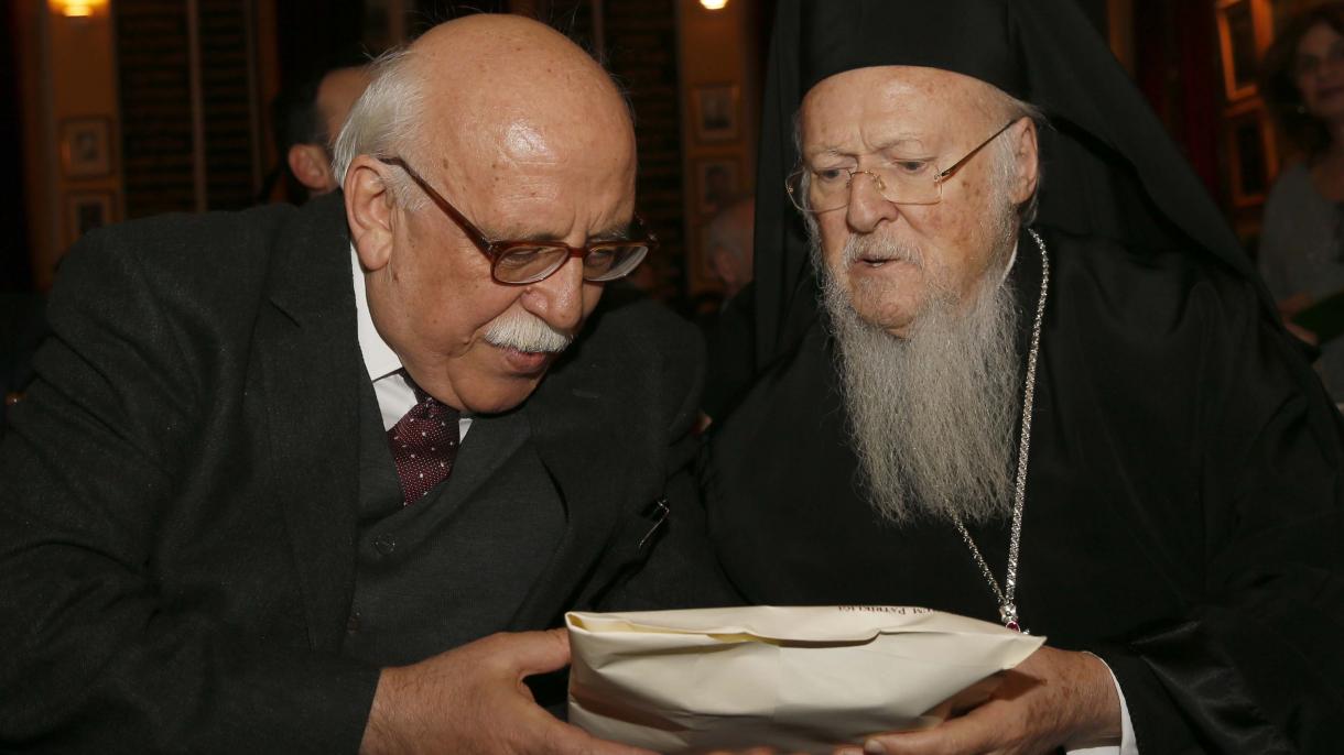 Ο Αβτζί σε εκδήλωση για την Εκκλησία της Παναγίας Παραμυθίας Βλαχ Σαράϊ