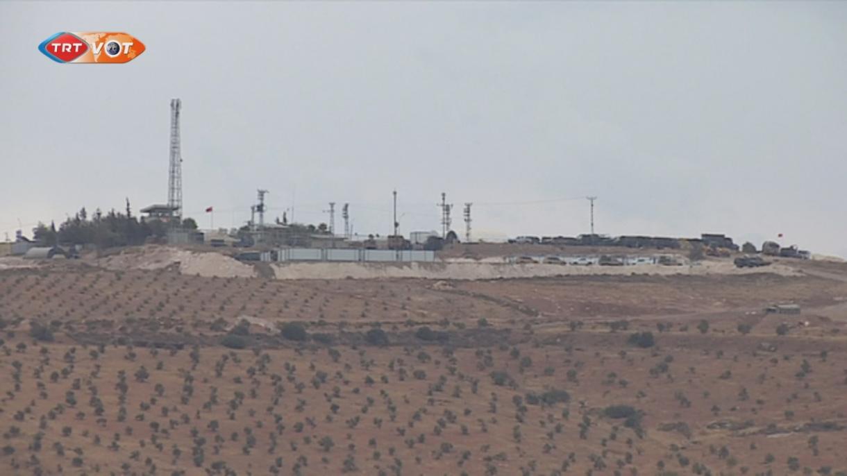 土耳其军队在叙伊德利卜修战壕