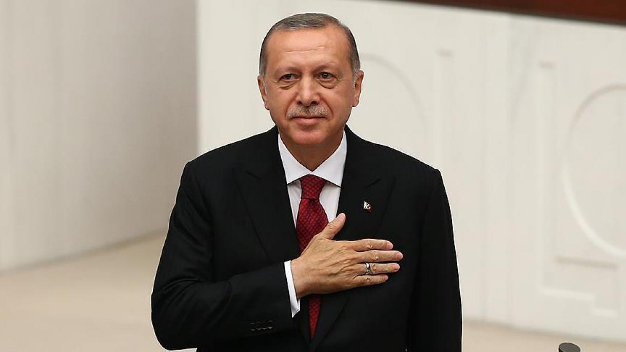 اردوغان در مجلس تورکیه سوگند یاد کرد