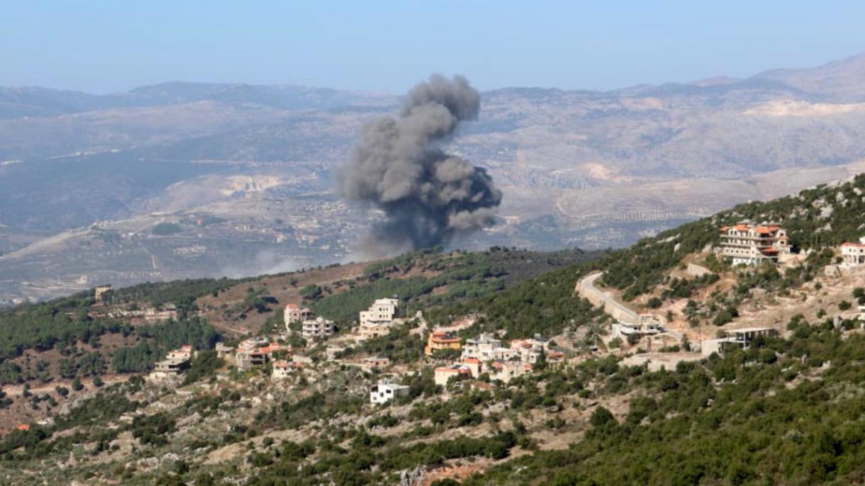 İsrail ordusu Livanın sərhəd bölgəsinə raket zərbələri endirib