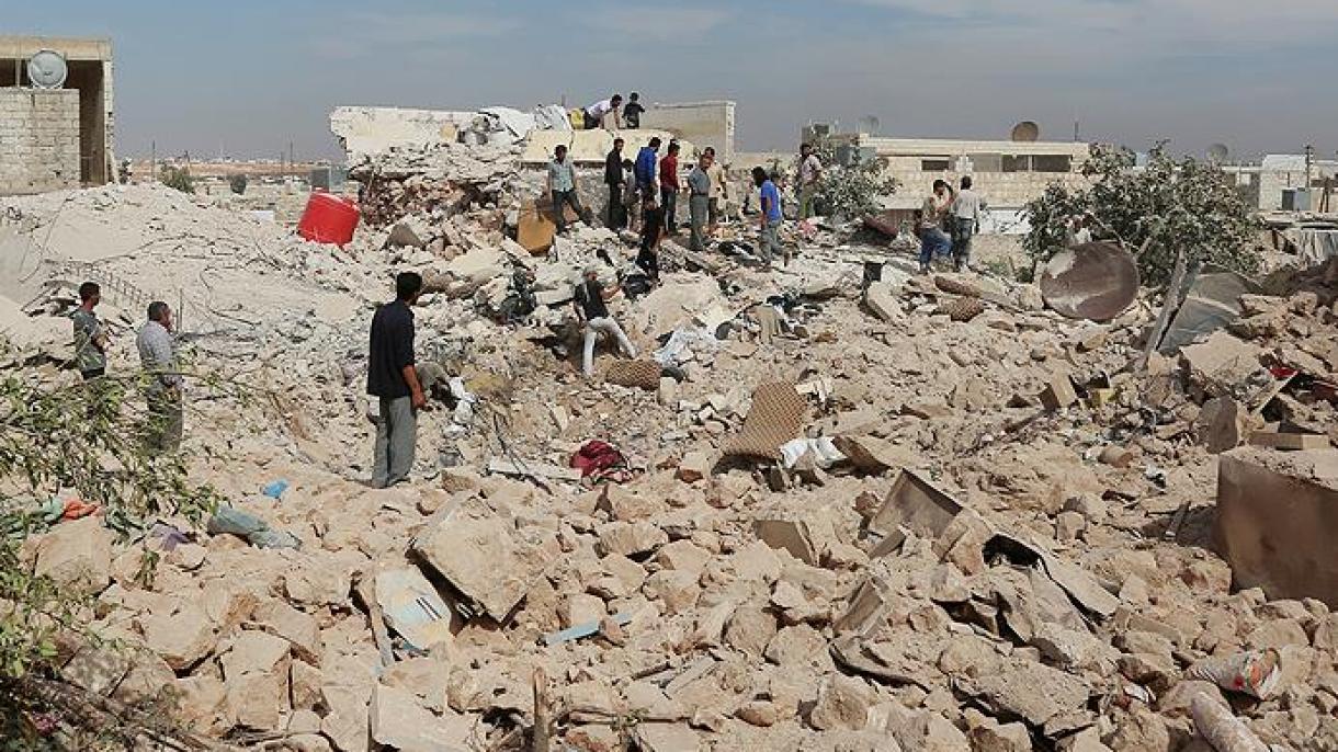 کشته شدن 18 غیرنظامی در نتیجه حمله موشکی به غرب حلب