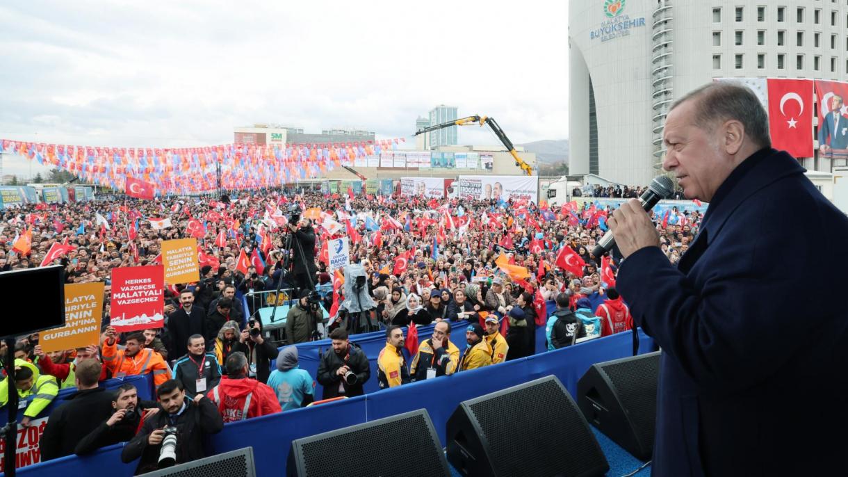 أردوُغان: تۆرکیه اینگ گۆیچلی یاغدایدا گلیأنچأ تاغاللا اتمأگه دوُوام ادریس
