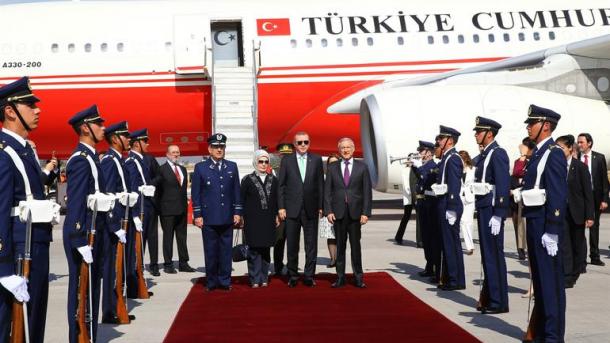رجب طیب اردوغان شیلیده