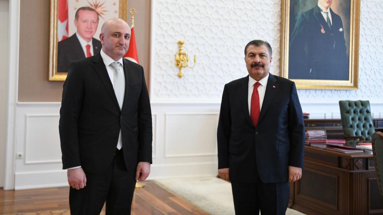 Ministr Koca Gruziya wazıyfadaşı belän oçraştı