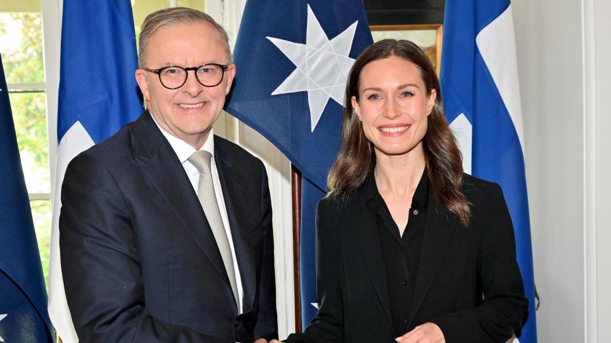 Sanna Marin și Ulf Kristersson au susținut o conferință de presă comună