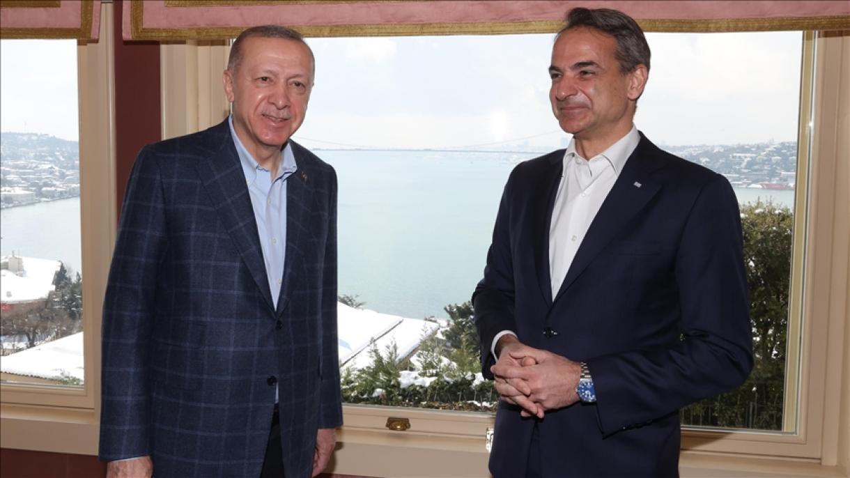 Ердоган се срещна с гръцкия премиер Кириакос Мицотакис