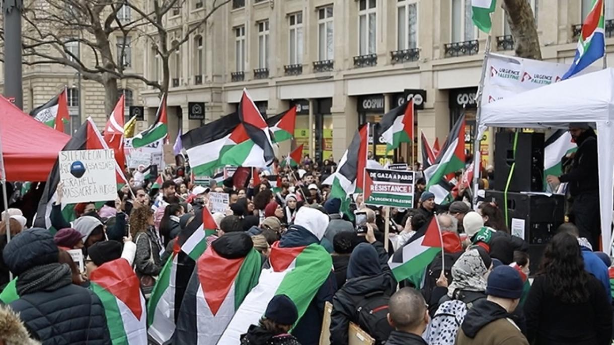 În Franța exprimarea deschisă a solidarității cu Palestina rămâne o problemă