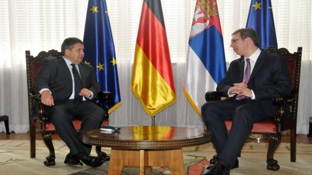 Vučić - Gabriel: Ukrajinski konflikt sve teži za Srbiju, EU treba Zapadni Balkan