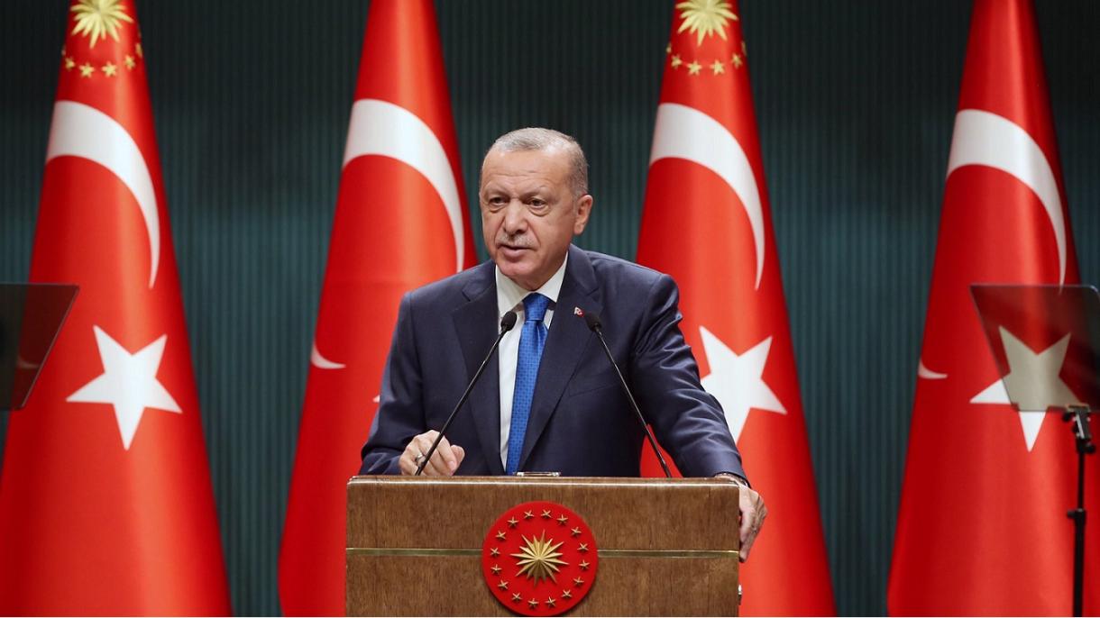 جمهوررئیس ایردوغان, کابینه ییغیلیشی آرتیدن مهم بیانات لر بیردی