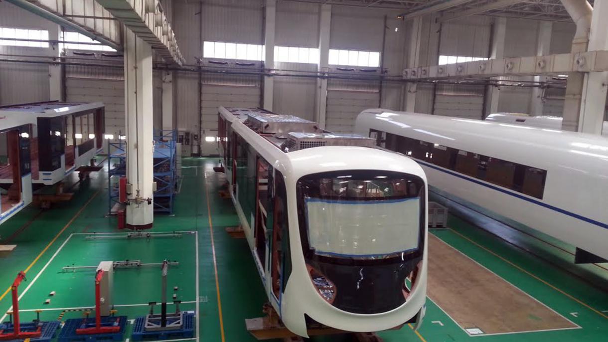 中国制造的新一批地铁列车已运抵伊兹米尔