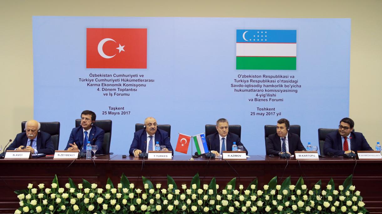 土耳其乌兹别克混合经济委员会大会隆重召开