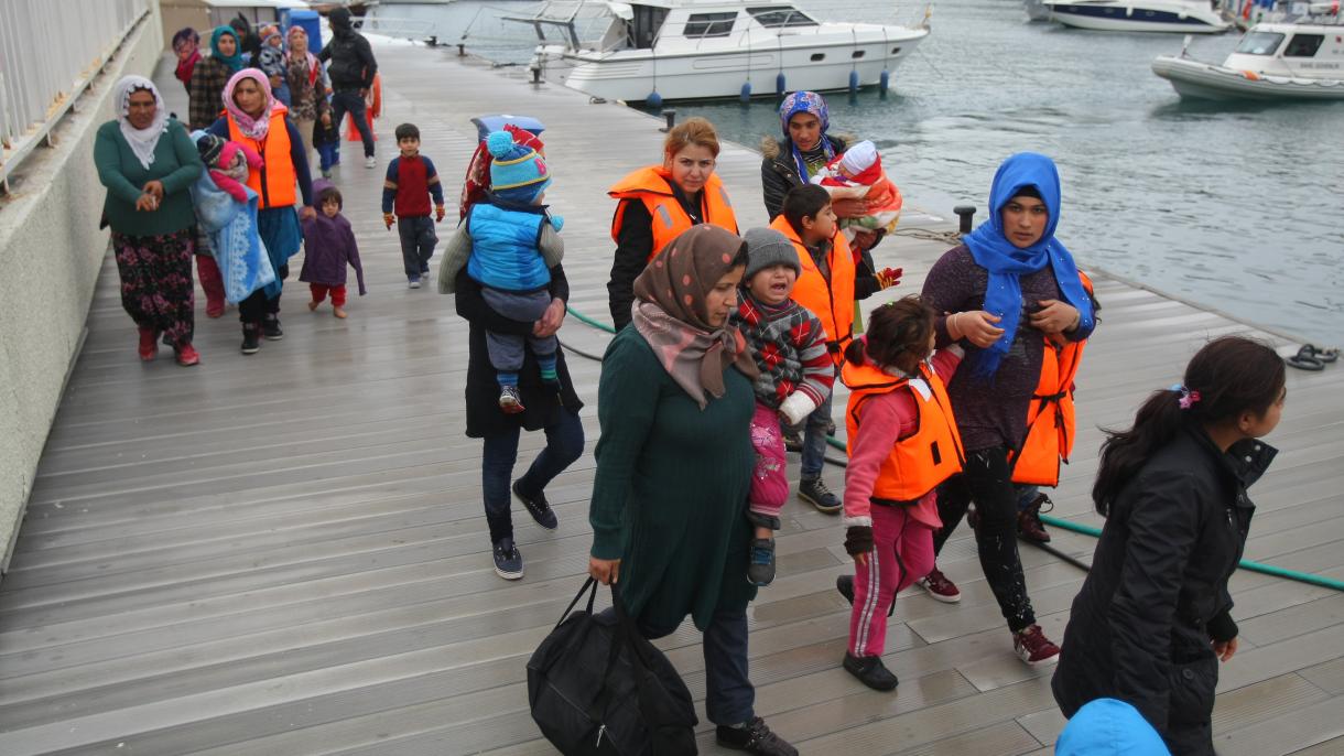 Capturan a los inmigrantes en Çeşme de Izmir