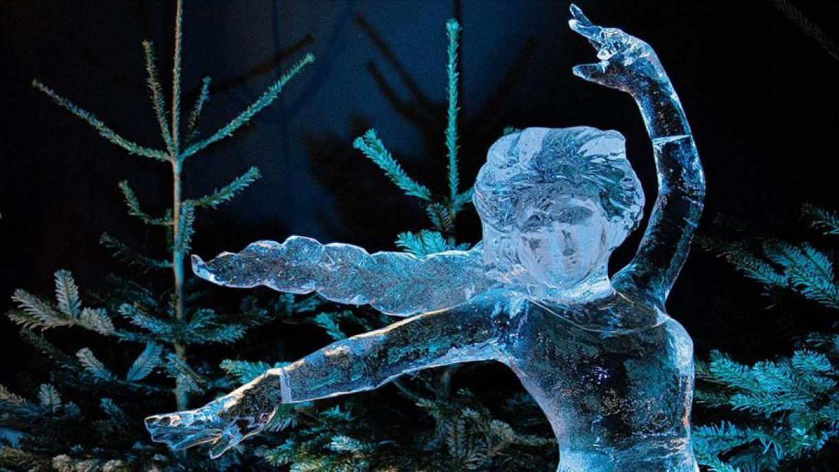 Festival de estatuas de hielo en La Haya