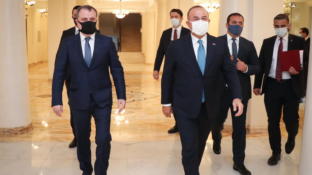 Prezident İlham Əliyev Mövlud Çavuşoğlunun başçılıq etdiyi nümayəndə heyətini qəbul edib