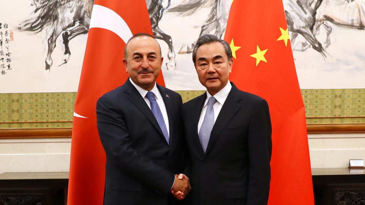 شرکت چاووش اغلو در اجلاس مکانیزم مشاوره وزرای امورخارجه چین و ترکیه