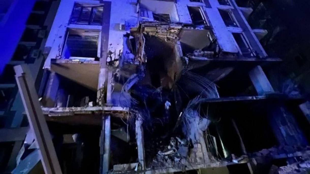 روسیه به اوکراین حمله کرد و ساختمان غیرنظامیان را مورد اصابت قرار داد