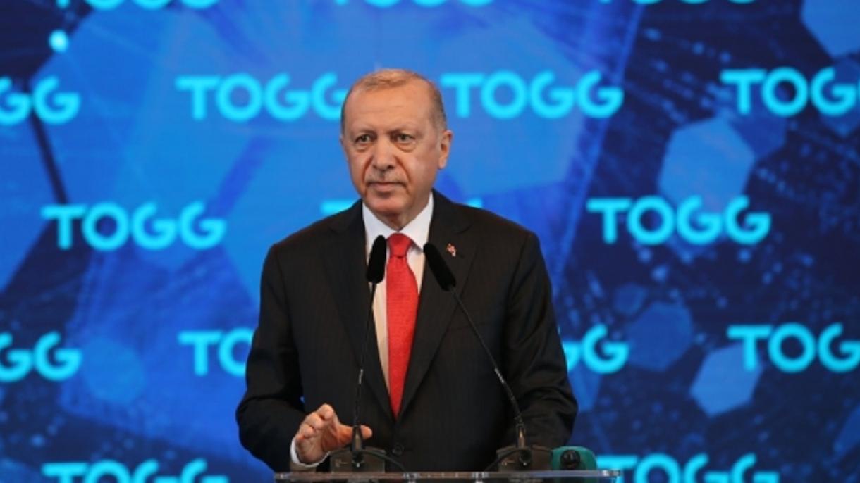 جمهوررئیس اردوغان موتر فابریکه سی نینگ تهداب تاشی نینگ قوییلیشی مراسمیده معروضه قیلدی