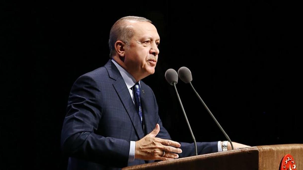 Rəcəb Tayyib Ərdoğan 10 Noyabr Atatürkü Anma Proqramında çıxış etdi