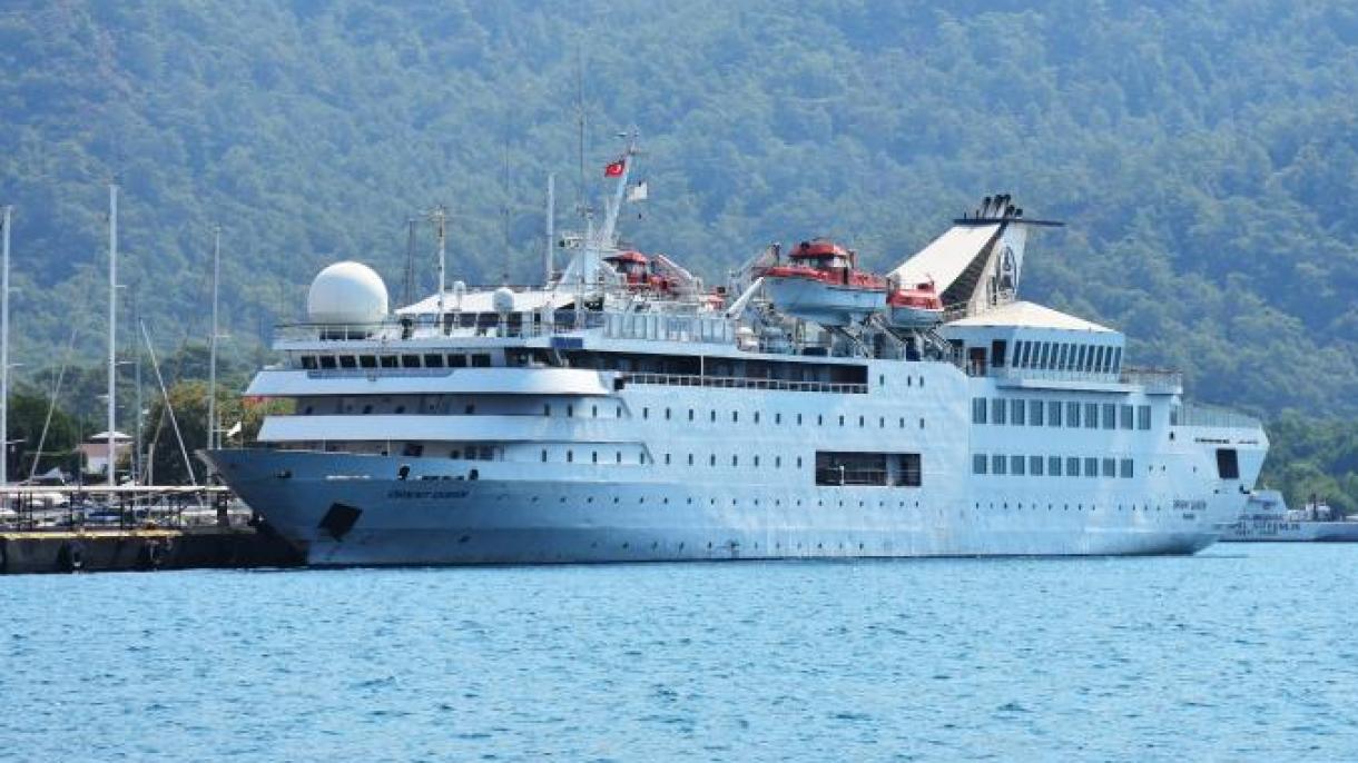 Orient Queen turist gəmisi Marmaris rayonuna gəldi