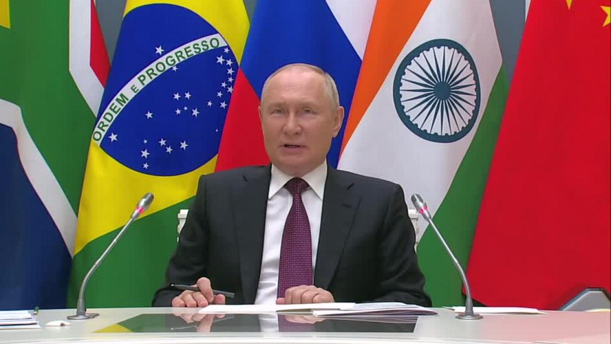 Putin discursou por videoconferência após Cimeira dos BRICS