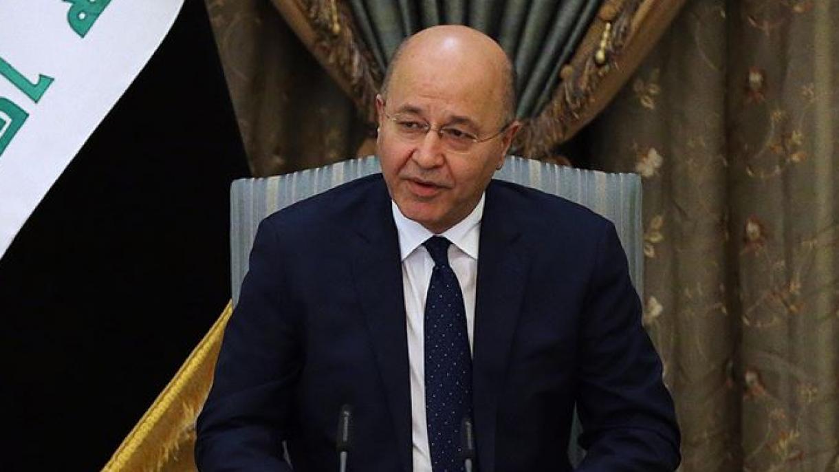 İraq prezidenti Bəhram Saleh İranın Amerikan hərbi bazalarına hücumunu qınayıb