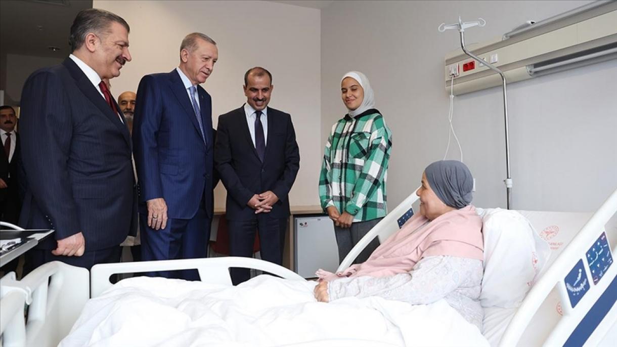 أردوُغان غزهلی کِسِللرینگ یانینا باریپ گؤردی