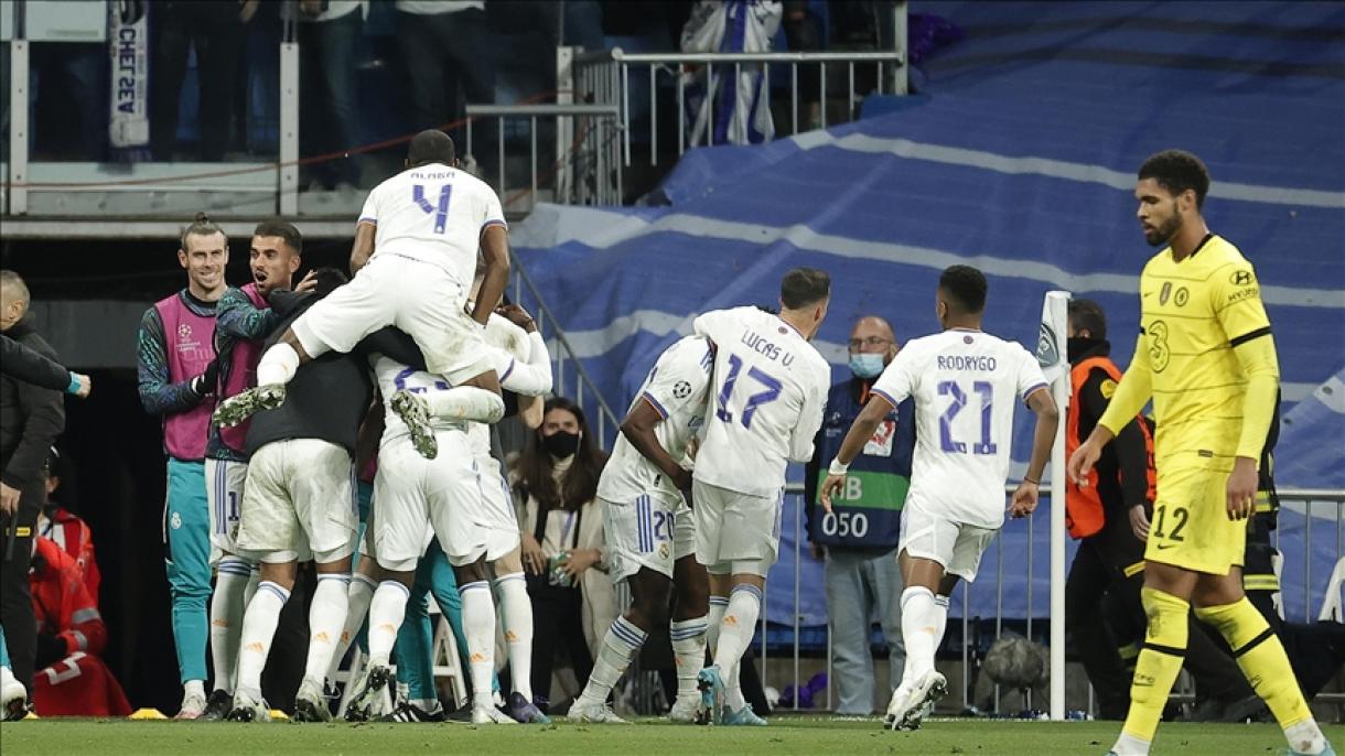 رئال مادرید به مسابقات نیمه نهایی لیگ قهرمانان اروپا راه یافت
