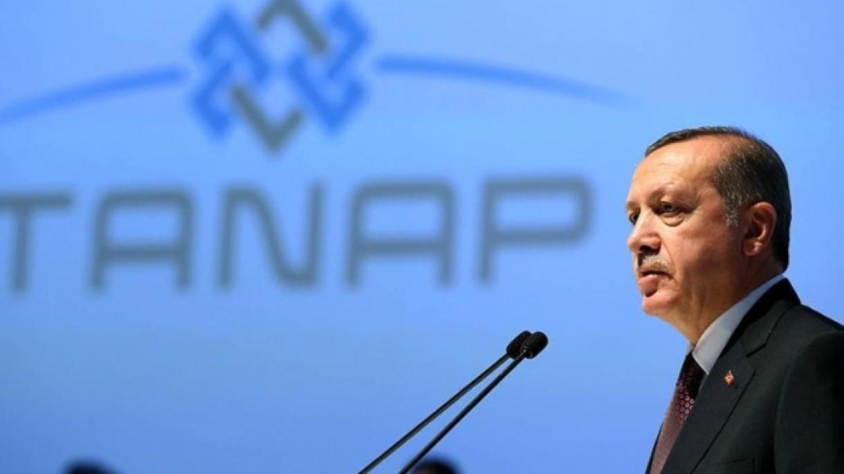 "TANAP enerjinin İpək Yolu və regionun sülh layihəsidir", R.T.Ərdoğan