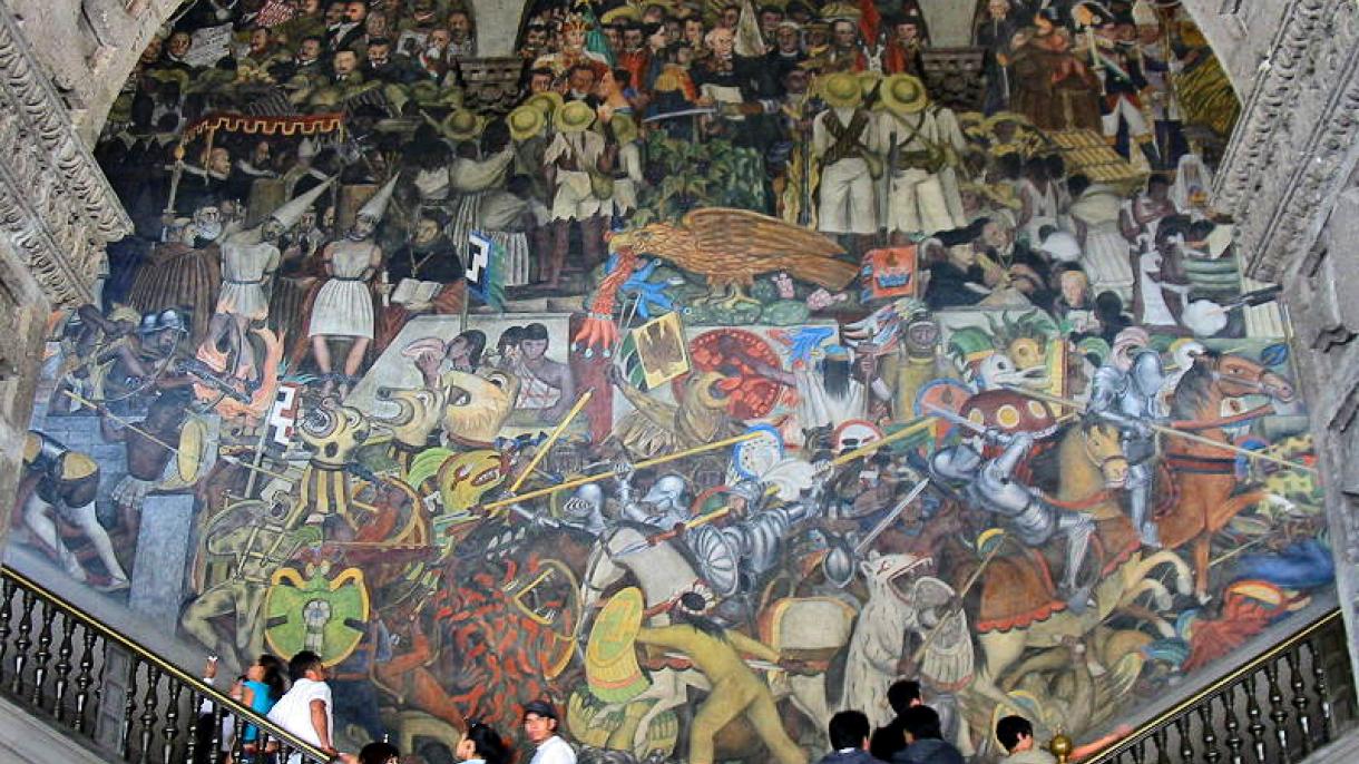 Mural de Diego Rivera en Ciudad de México es otra vez espectacular con su restauración