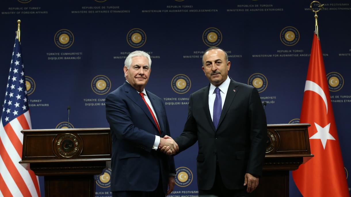 Çavuşoğlu və Tillerson birgə mətbuat konfransı keçirdilər