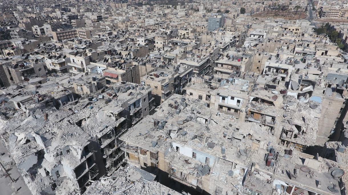 حلب پر روسی اور اسد قوتوں کی بھاری بمباری سے 49 افراد ہلاک