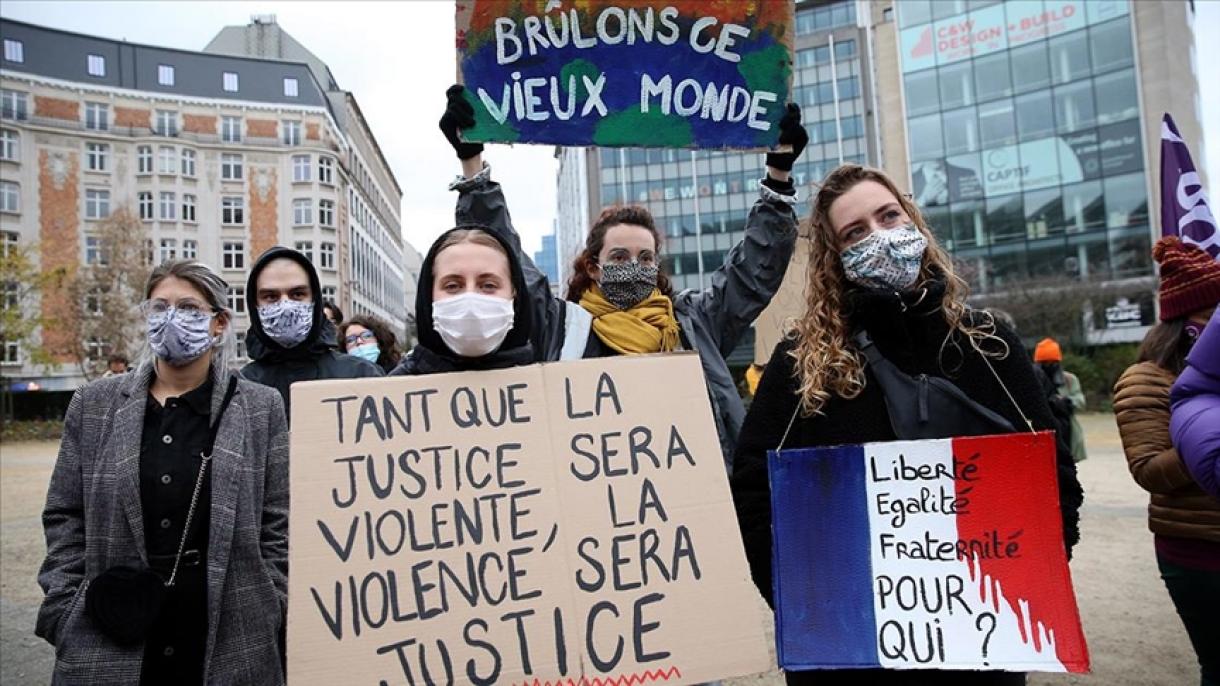 Belgique : manifestation contre le racisme et la violence policière à Bruxelles