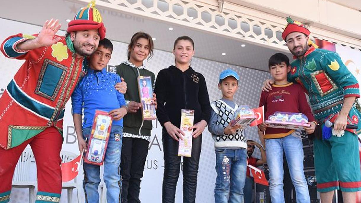 土耳其为叙利亚北部儿童举办各种文化活动