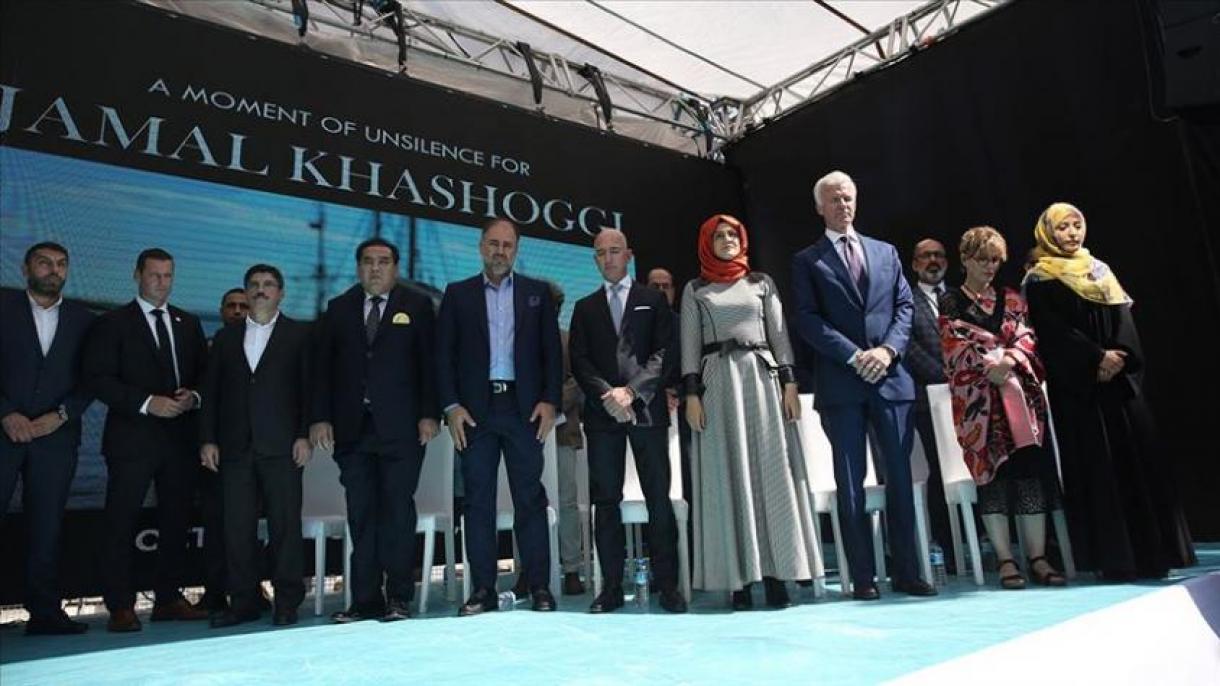 Rinden homenaje en Estambul al periodista Jamal Khashoggi brutalmente asesinado en 2018